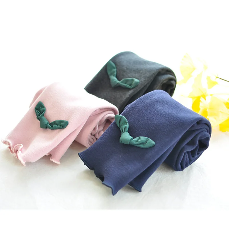 

Children's Wear Korean Autumn Winter Children's Wear Pants Elastic Flannel Pants