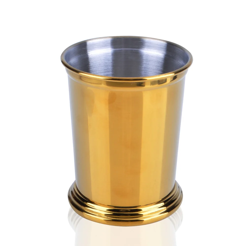 Gold Stainless Steel Cocktail Cups Drinking Mug Cup Mixed Drinks Cup