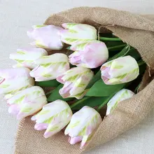 55 см PU ощущение руки большого размера тюльпаны высокого качества украшение для дома