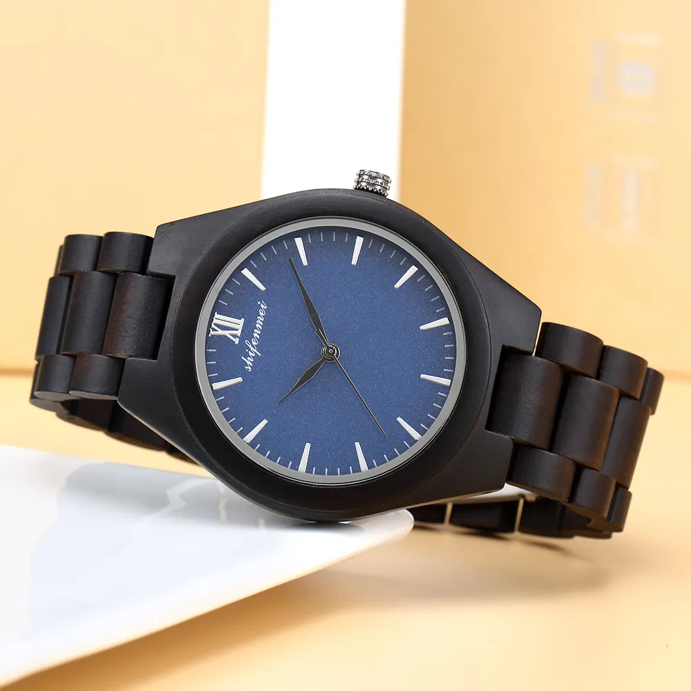 

Men's Women's Quartz Movement Wristwatch 2018 Fashion Wooden Band Quartz Lovers WristWatch Minimalist Watches Clock Wristwatch