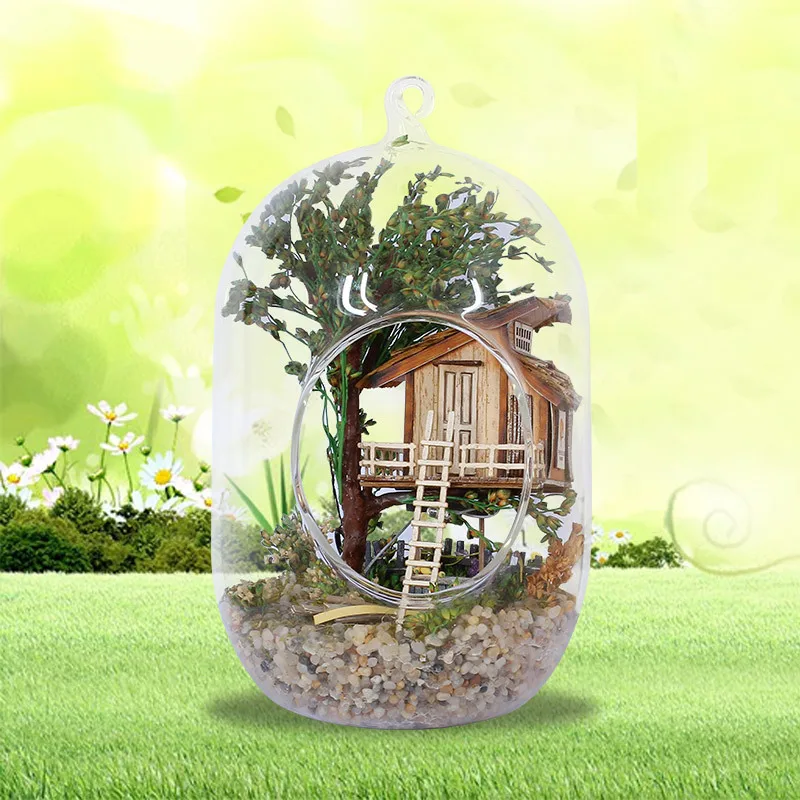 Treehouse Glass Ball DIY 3D Dollhouse