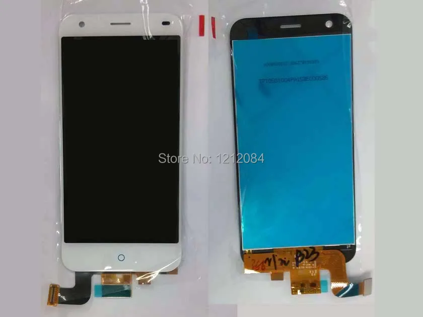 

5.5" Original White LCD Display Touch Screen Digitizer  Assembly For ZTE Blade S6 Lux Q7 replacement screen Free Shipping