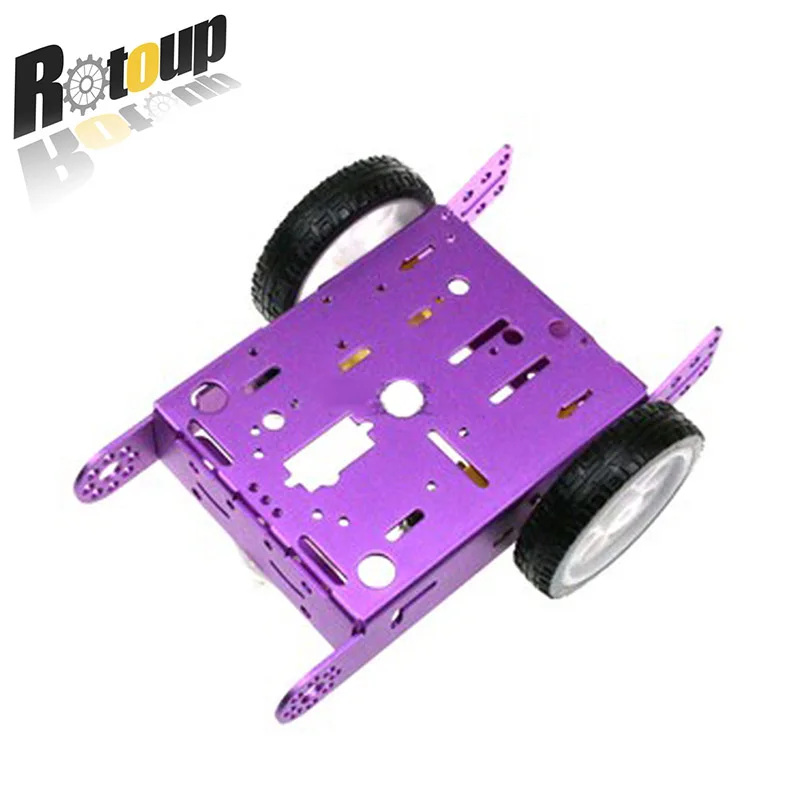 1*2WD Aluminum Car New Education Toys Robot Intelligent Car Alloy Chassis 2WD Smart Robot Car Chassis Kit DIY MBOT Car цена 1*2WD Aluminum Car New Education Toys Robot Intelligent Car Alloy Chassis 2WD Smart Robot Car Chassis Kit DIY MBOT Car цены онлайн