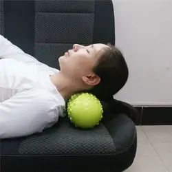 Колючий массажный шарик большой многофункциональный арахисовый Йога массажная подушка надувная Йога колонка ролик для массажа ног фасции