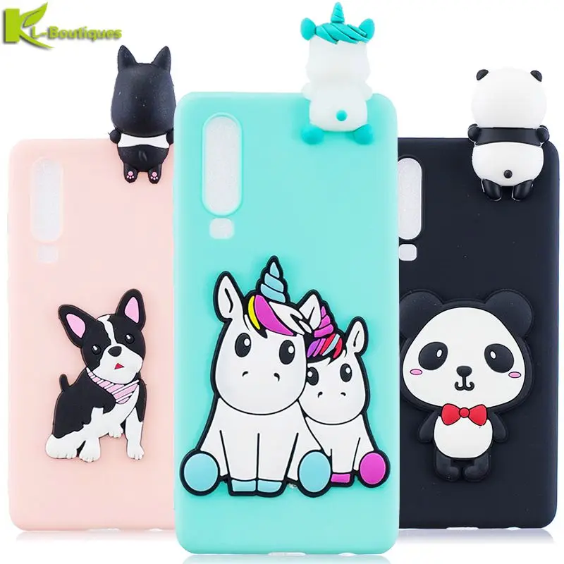 

Huawei P30 Case on for Coque Huawei P30 P 30 Pro Cover Fundas Cartoon 3D Doll Toys Candy Soft TPU Silicone Phone Cases Women