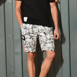 2019 Для мужчин новая мода лето Повседневное широкий печатных пляжные короткие брюки шорты подарок летние для серфинга modis sungas de praia ho Для