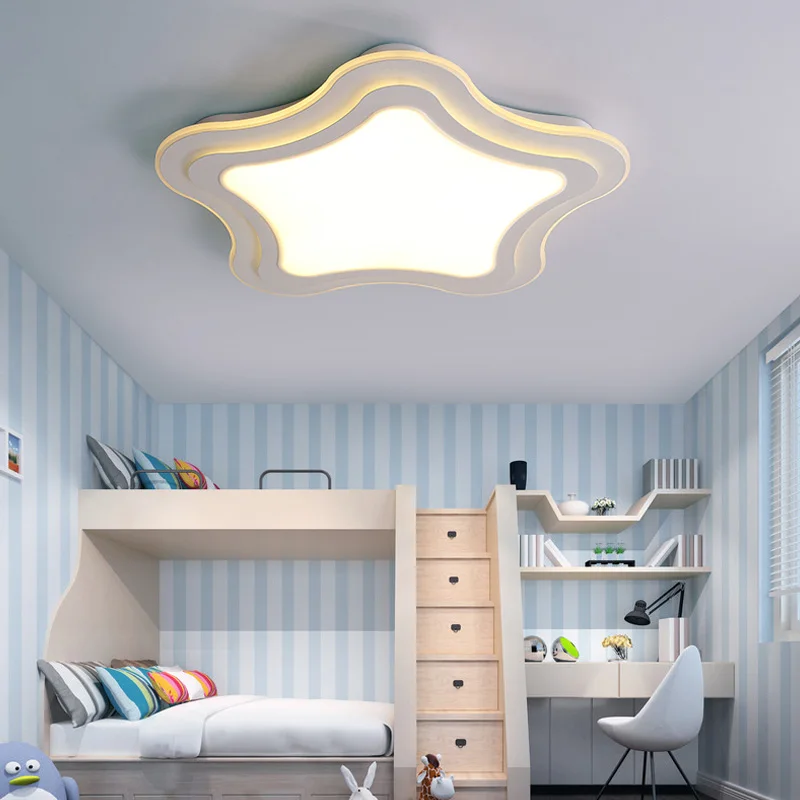 

Children LED lamp start Children's room ceiling lamps romantic led remote control of small bedroom lamps Ceiling Lights ZA