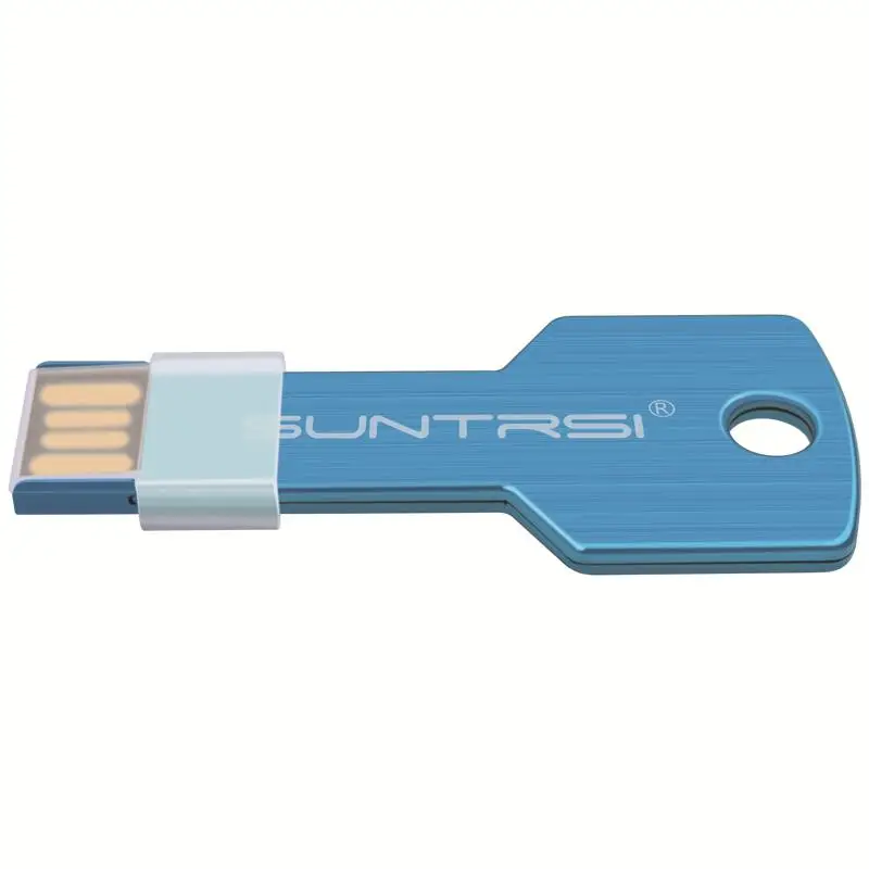 Suntrsi USB флеш-накопитель 128 Гб металлический брелок 64 Гб Водонепроницаемый флеш-накопитель USB 2,0 32 Гб 16 Гб карта памяти USB флеш-накопитель на заказ