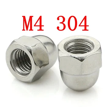 

M4 304 Stainless Steel Cap Acorn Hex Nuts UNC 1/4-20, Qty 25