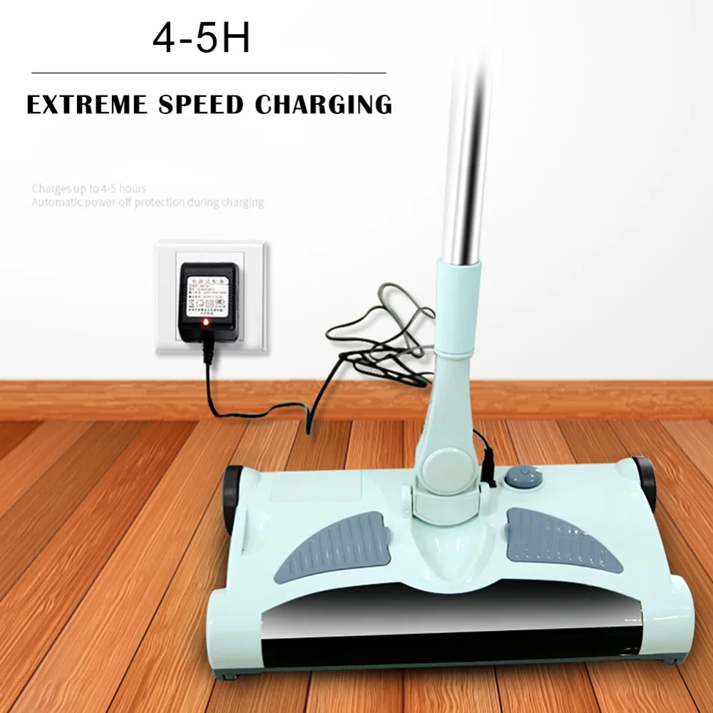 

Stainless Steel Hand Push Sweeper Household Floor Mopping Sweeping Machine Mini Portable Handheld Vacuum Cleaner for Home
