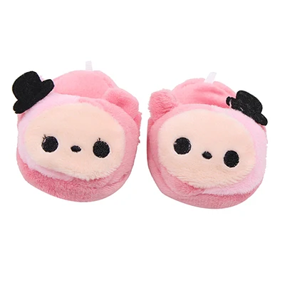 pink cat Новинка года; качественные плюшевые кукольные тапочки; милые тапочки с изображением поросенка, кота, медведя из мультфильма; 18 дюймов; кукольная игрушка - Цвет: pink cat