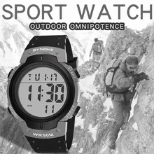 Многофункциональные водонепроницаемые часы 50 м светодиодный цифровые часы с двойным действием водонепроницаемые спортивные часы для мужчин Relogio Masculino