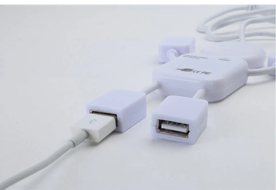 USB 2.0 High Speed  4 Port  Hub Splitter 480Mbps  Adapter For PC Laptop Computer (11)