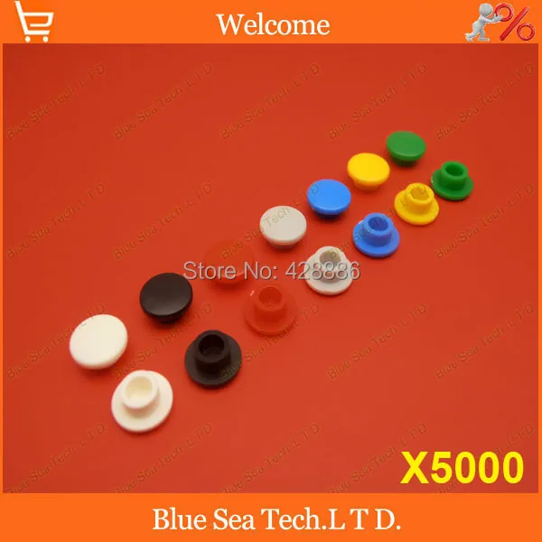 

5000 PCS Tactile Push Button Switch Cap,Micro switch button Cap,Momentary Tact Cap multi color fit 6*6 switch