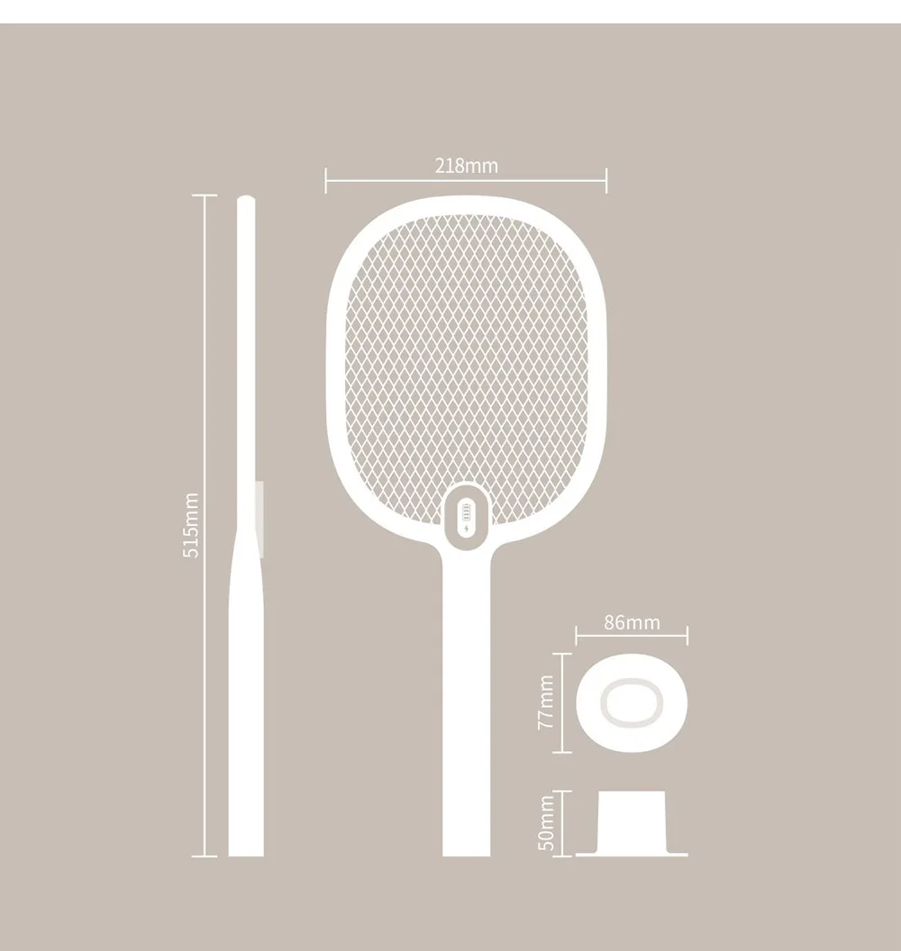 Xiaomi Mijia Life Москитная мухобойка убийца электрическая портативная ракетка насекомое мухобойка Москитная мухобойка убийца мухобойка
