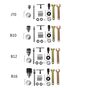 

JTO/B10/B12/B16 Electric Drill No Power Spindle Assembly DIY Woodworking Cutting Grinding Small Lathe Trimming Belt Drill Chuck