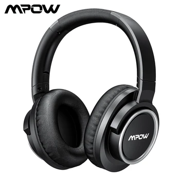 

Mpow H18 Bluetooth Headphone Wireless Active Noise Canceling Earphones With Mic 24 Hours Playtime Wired Wireless Mode For Phone