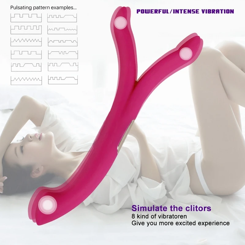 IPX5 Waterproof Rabbit Vibrator G spot Massager Multispeed Silicone Dual Motors Vibrators Sex Toys for Woman Magic Wand Massager (9)
