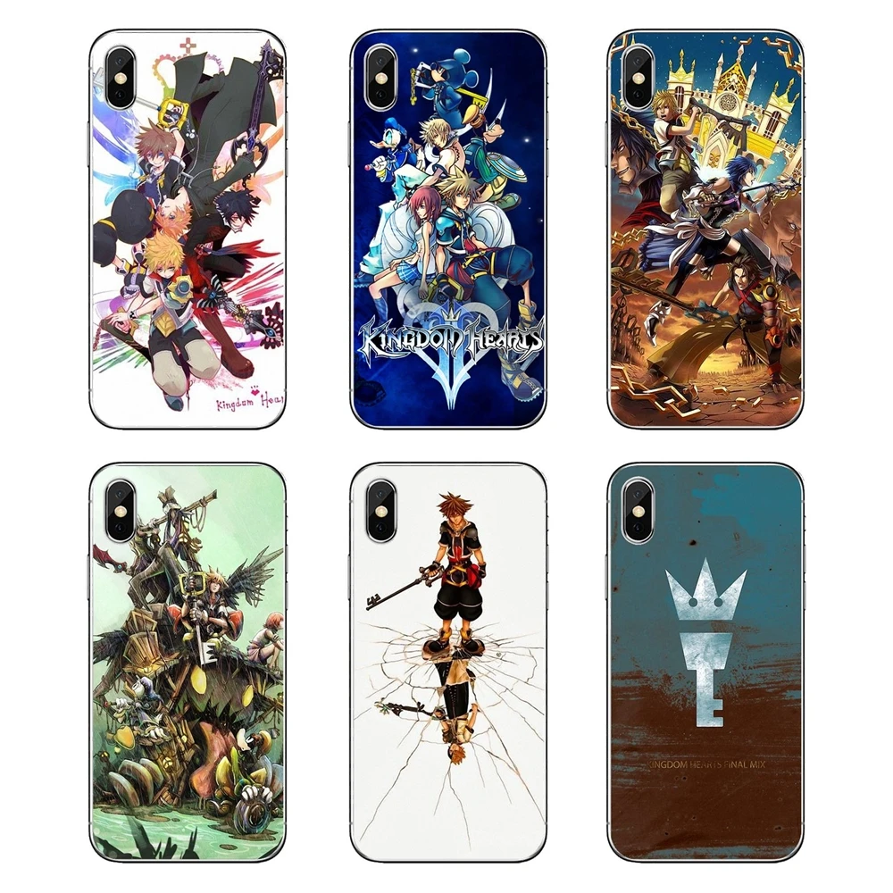Аниме Kingdom Hearts игра keyblades Сора прозрачные мягкие чехлы для Motorola MOTO x4 E4 E5 G5 G5S G6 Z Z3 G3 C