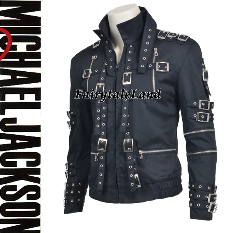 Новейшая куртка для женщин и мужчин, танцевальный костюм Майкла Джексона, куртка Майкла Джексона, черная куртка, пальто Майкла Джексона