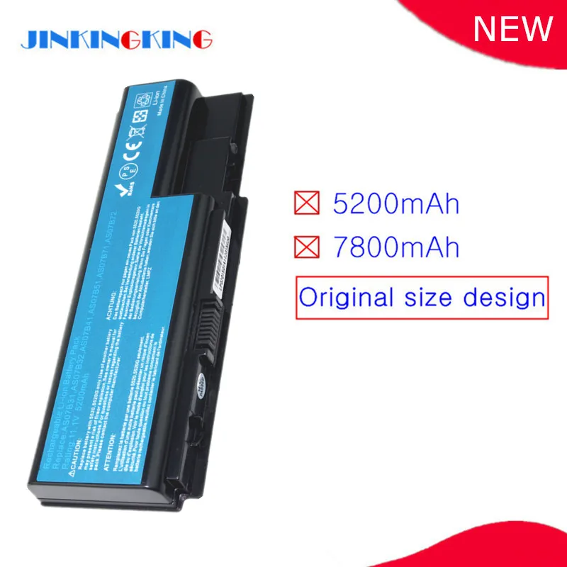 

Laptop battery FOR Acer Aspire 5220 5230 5220G AS07B31 AS07B32 AS07B41 AS07B42 AS07B51 AS07B52 AS07B61 AS07B71 AS07B71 AS07B72