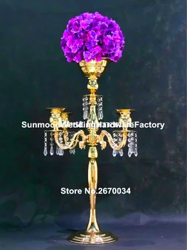 

gold metal candle holder gold wholesale wedding centerpiece stands