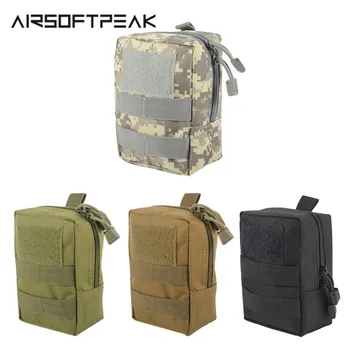 

AIRSOFTPEAK Military Molle Pouch Waist Bag Tactical EDC Pouches Outdoor Belt Utility Pouch Tool Zipper Waist Pack Hunting Bags