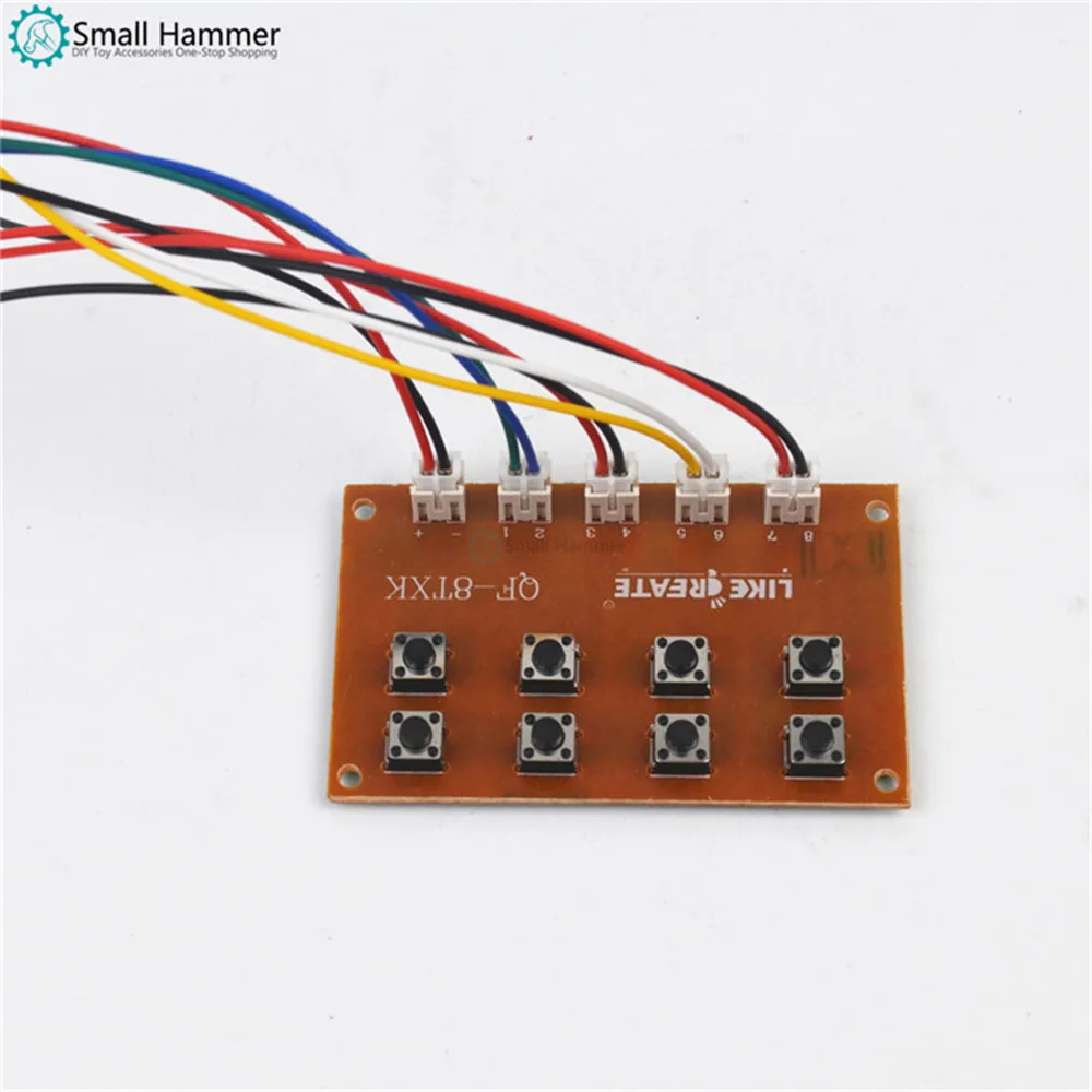 SNRM81 eight-channel electronic remote control board can control 4 motors forward and reverse