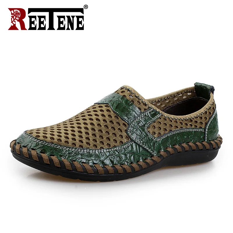 REETENE Summer Mesh Men Shoes Breathable Comfortable Men Loafers Slip On Walking Men'S Casual Shoes Sneakers Driving Shoes Men REETENE Summer Mesh Men Shoes Breathable Comfortable Men Loafers Slip On Walking Men'S Casual Shoes Sneakers Driving Shoes Men