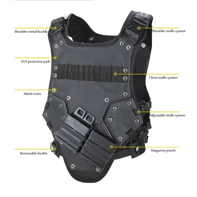 Molle тактический охотничий боевой TF4 жилет для тела защитный жилет с 5,56 подсумок Черный Песок