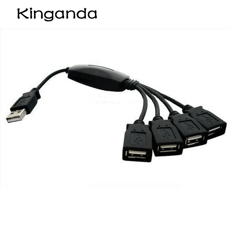 4 in 1 High Speed 4 Port USB 2.0 Cable Multi Hub Expansion Splitter Hubs Cable Adapter Converter