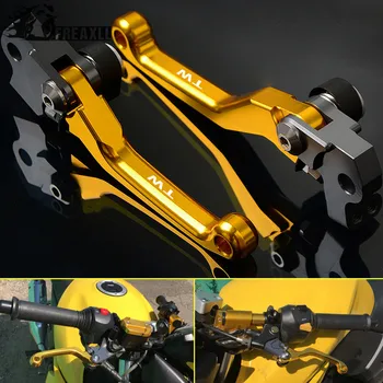 

CNC Dirt Bike Pit Pivot Motocross Brake Clutch Levers For YAMAHA TW125 1999-2004 TW200 2000-2017 TW225 2002-2017 TW 125 200 225