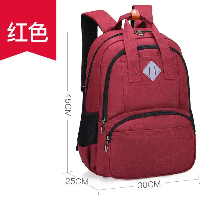 Новые школьные сумки Teenger, школьные сумки большой емкости, сумки через плечо, модный рюкзак для мальчиков-подростков, mochilas escolar, школьные сумки - Цвет: Red school bags