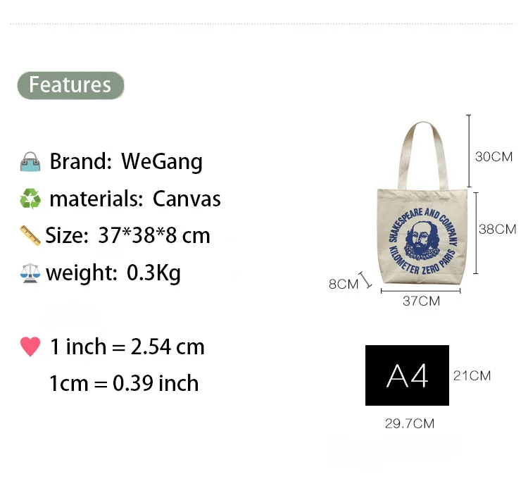 Weганг женская модная сумка-тоут многоразовые парусиновые сумки для покупок хлопковые продуктовые сумки складные Univers печать корзина эко захват мешок G002