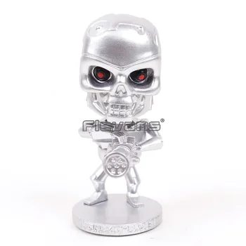 

Terminator 2 Judgment Day 3D Endoskeleton Bobble Head PVC Q Version Figure Toy Model Doll