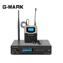 G-MARK PSM 500 In Ear Monitor live system UHF wireless Stereo Personal Receiver Stage headphones 1channel 1 Sound Earphones
