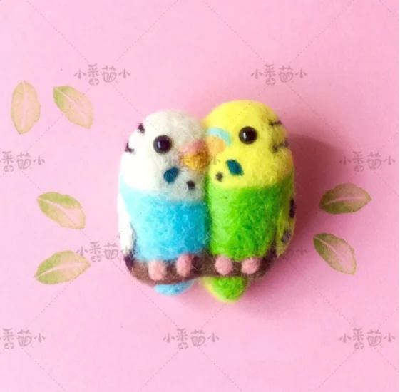 Woollen felt jab wedding pin wedding gift needle felting decoration craft needlecra