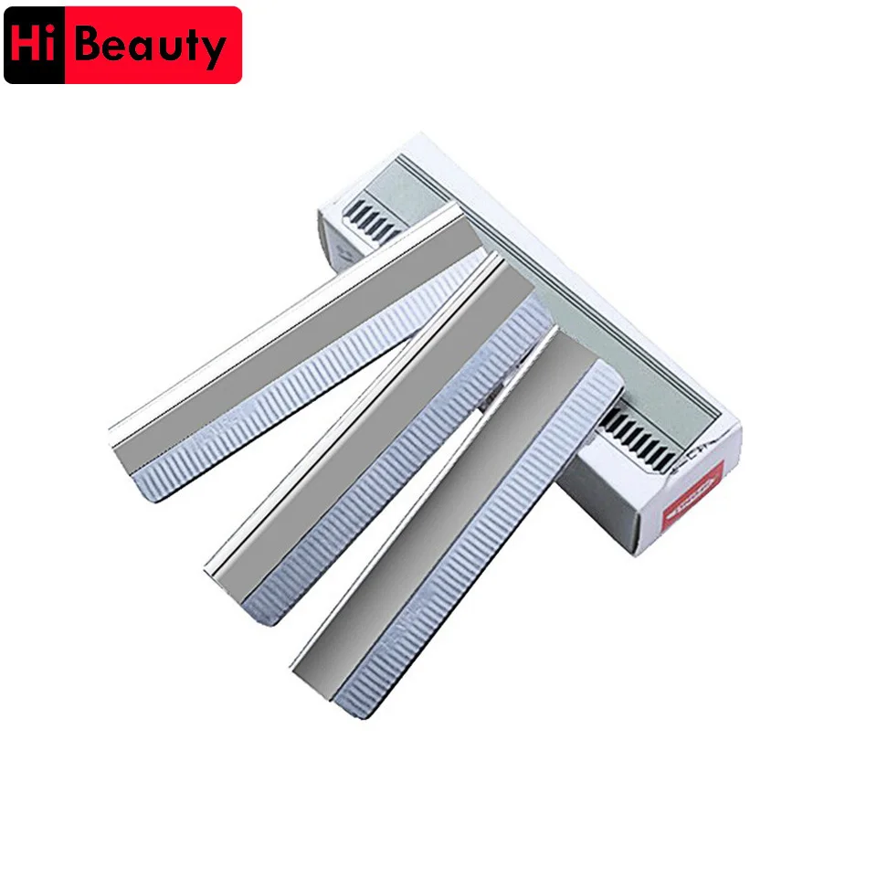 

10pcs/lot Stainless Steel Eyebrow Razor Trimmer Trimmer Face Hair Remover Blades Shaper Shaver Women Beauty Makeup Tools