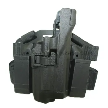 

Hunting Level 3 Airsoft Combat Thigh Tactical RH Lock Duty Holster For GL 17 19 22 23 31 32