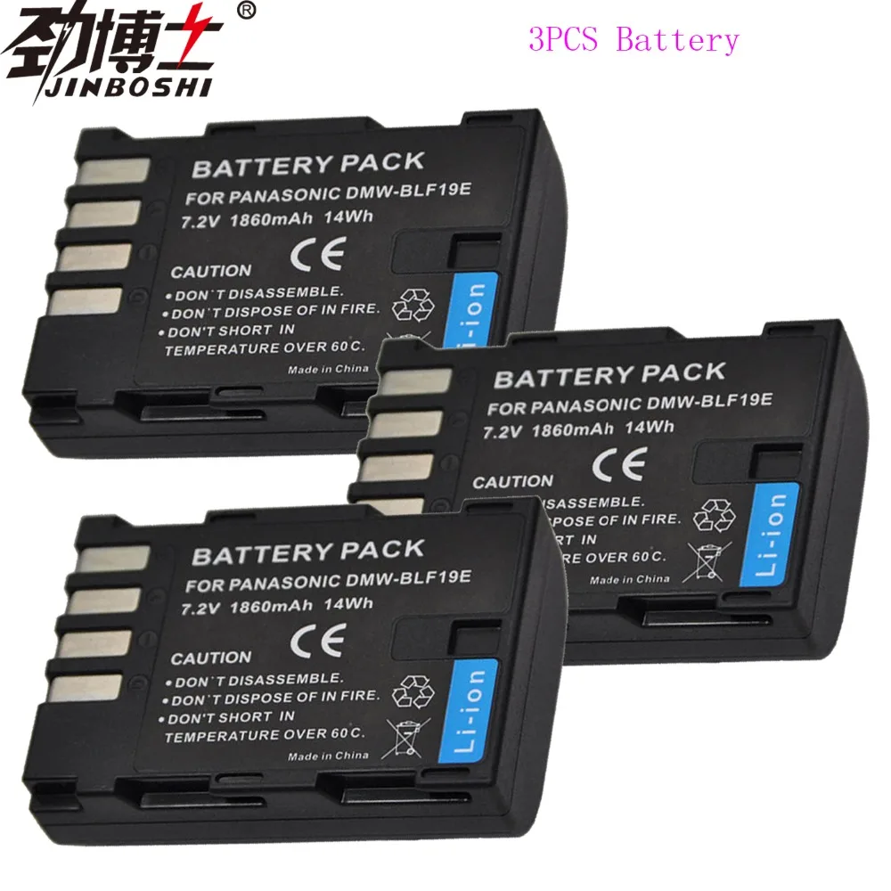 3pc DMW-BLF19 DMW-BLF19E Battery DMW-BLF19PP BLF19 BLF19E BLF19PP for Cameras Panasonic Lumix GH3 GH4 GH5 DMC-GH3 DMCGH4/GH5 | Электроника