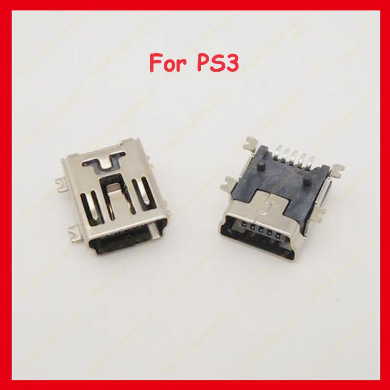 100pcs MINI 5P USB Charging Charger Port 5P USB Jack Socket Repair Part For PS3 Wireless