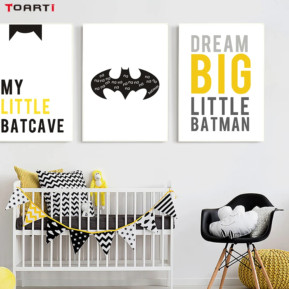 Canvas Painting-Posters-And-Prints-Cartoon-Superhero-Wall-Picture (5)