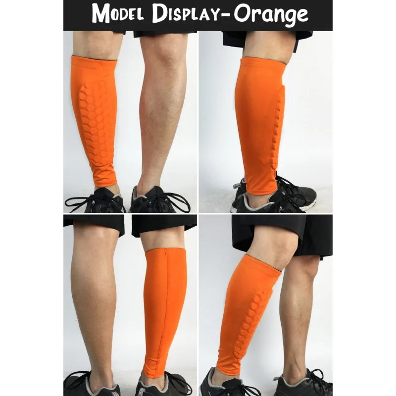 1 Anti-Collision Leg Cover Sports Leggings Football Honeycomb Compression Leg Sleeve