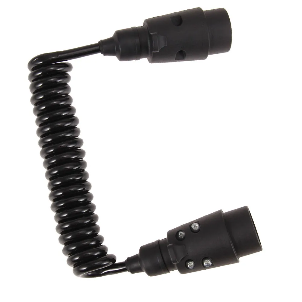 2M Trailer Light Board Extension Cable Lead 7 Pin Plug Socket Caravn