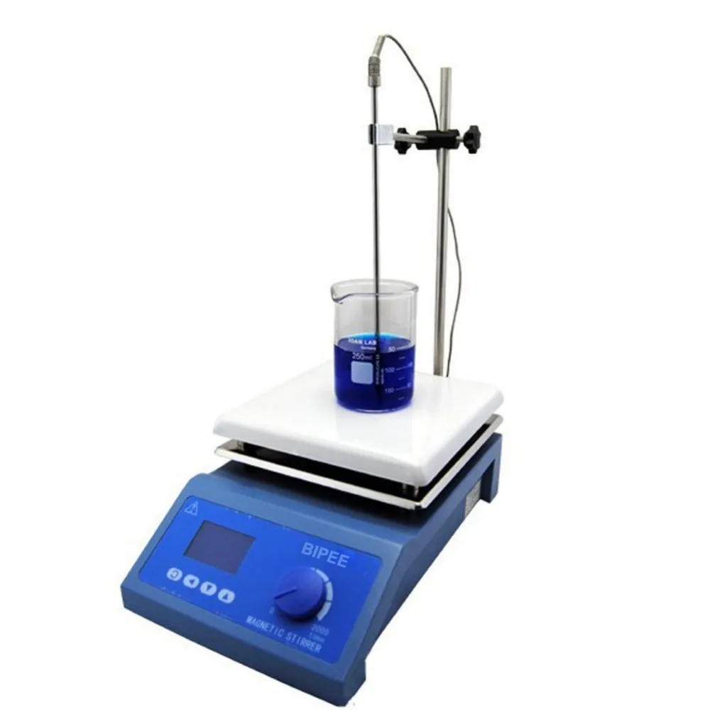 SH 4C Laboratory Digital Stirrer with heating,19x19cm Ceramic