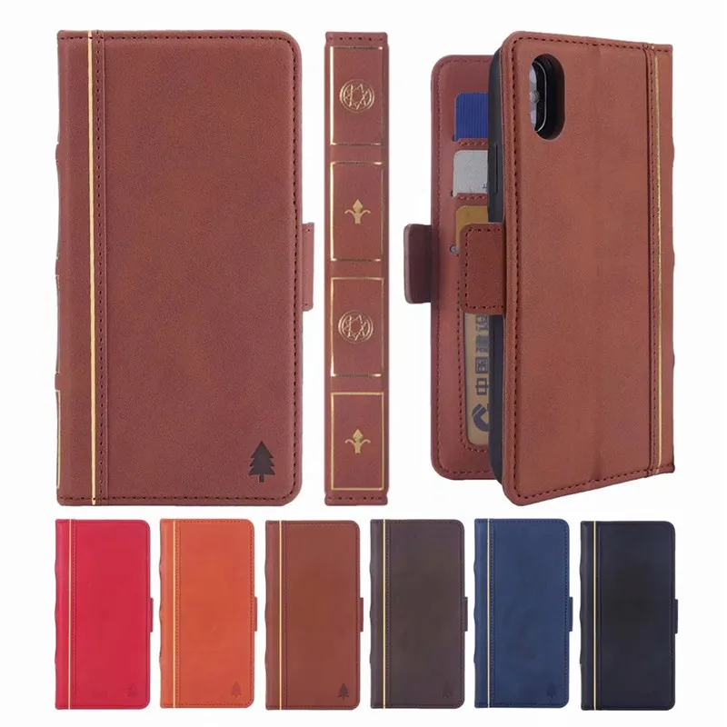 

Retro Book Wallet Leather Case For Iphone X XS XR XSMAX 2 in 1 Detachable Magnetic Stand Card Cover for iphone 6 6S 7 8 Plus