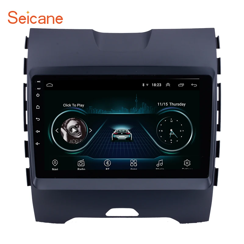 Seicane 9 дюймов Android 8 1 для Ford Edge 2013-2017 автомобильное радио GPS HD сенсорный Bluetooth 3G WIFI TPMS