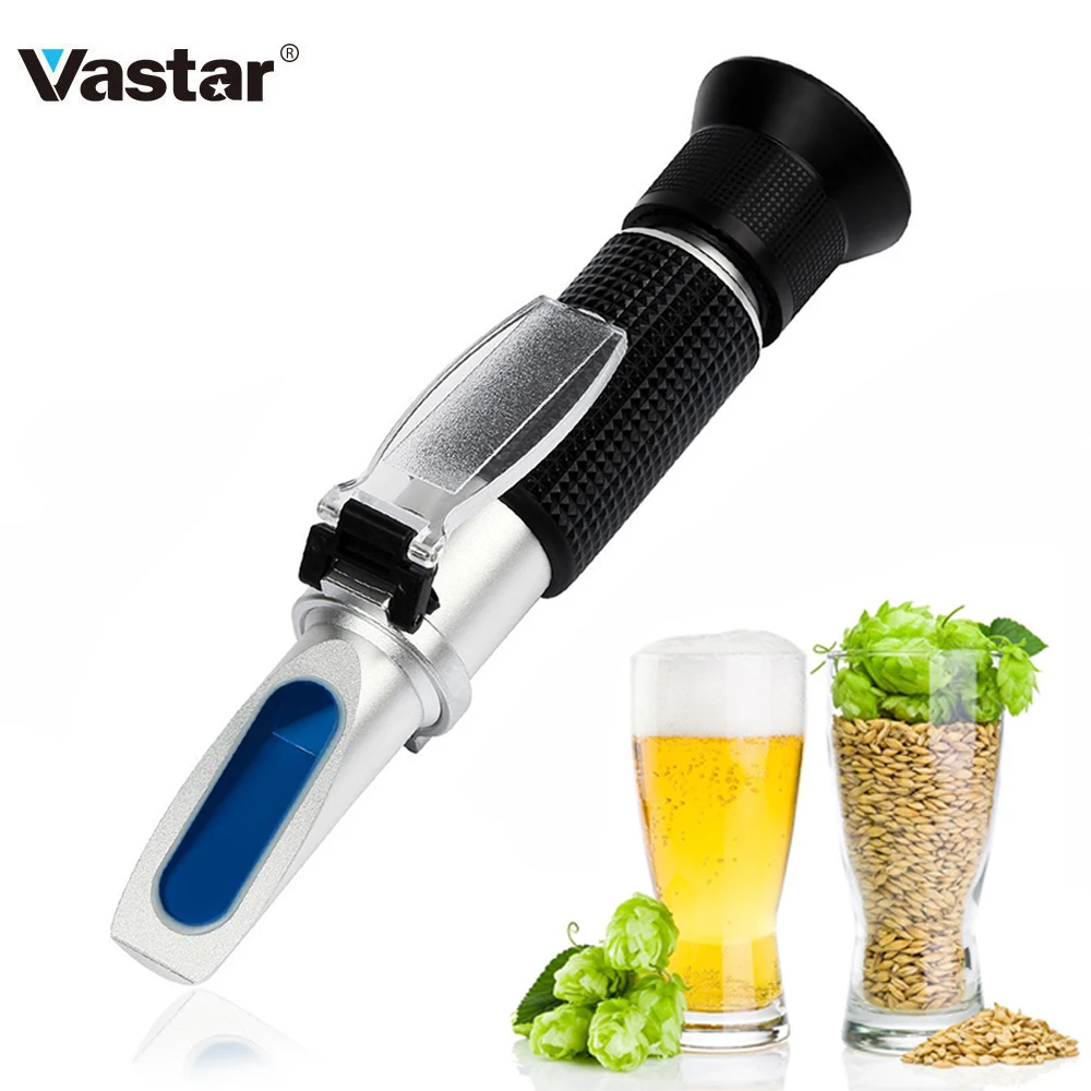Vastar Beer Wort alcohol Refractometer brewing refractometer Dual Scale