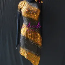 KAKA-L1540, Для женщин Одежда для танцев для девочек бахрома Латинской платье, сальса платье Танго Самба Румба Чача платье, Для женщин платье