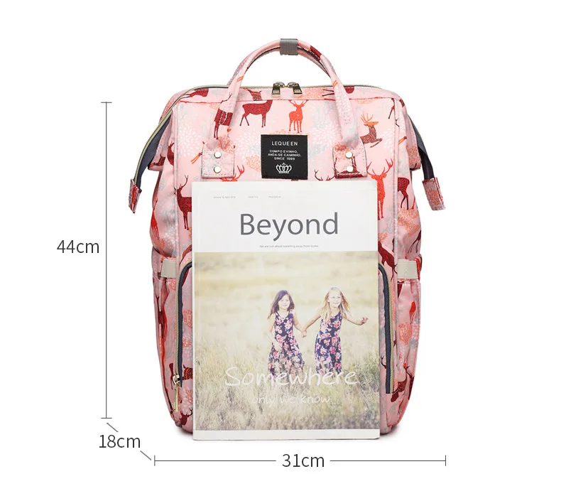LEQUEEN Мумия материнства пеленки мешок кормящих путешествия рюкзак дизайнер мешок коляски ребенка Baby Care рюкзак для подгузников Сумки для